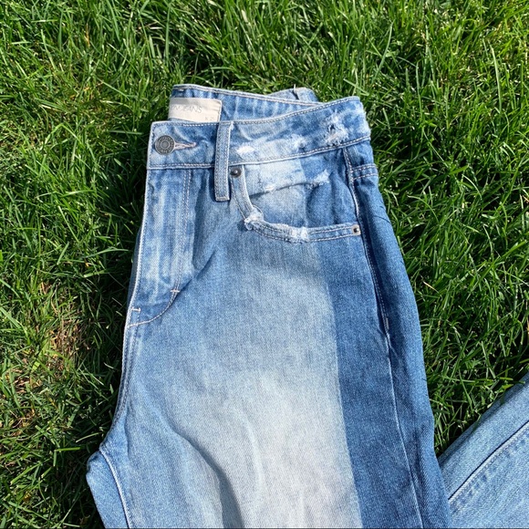 Hidden Jeans Raw Hem Distressed Patchwork Jeans - Picture 2 of 16